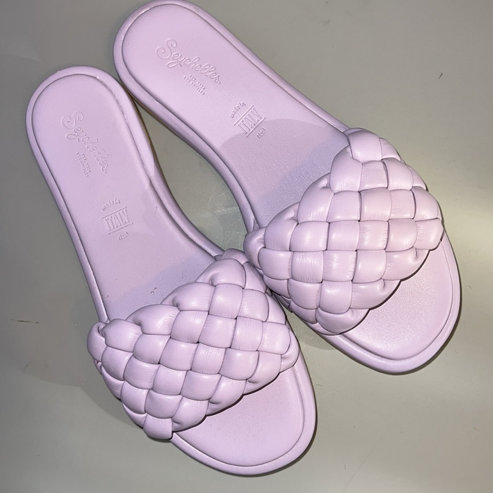 Seychelles Women's Slide Sandal Lavender Purple Women’s Size 7.5 - Picture 2 of 5